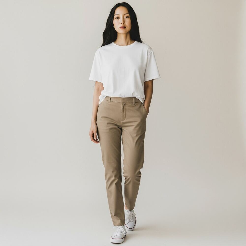 Brunello Cucinelli Chino Cotton Blend Pants